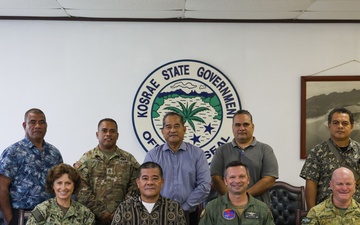 Pacific Partnership 2024-2 Leadership Visits the Governor and Lt. Governor of Kosrae