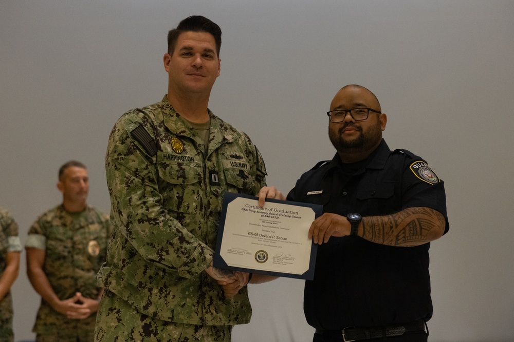 Marines, Civilians graduate Naval Security Guard Training Course