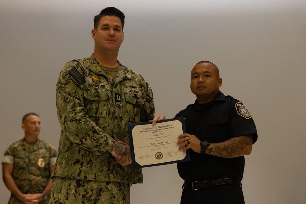 Marines, Civilians graduate Naval Security Guard Training Course