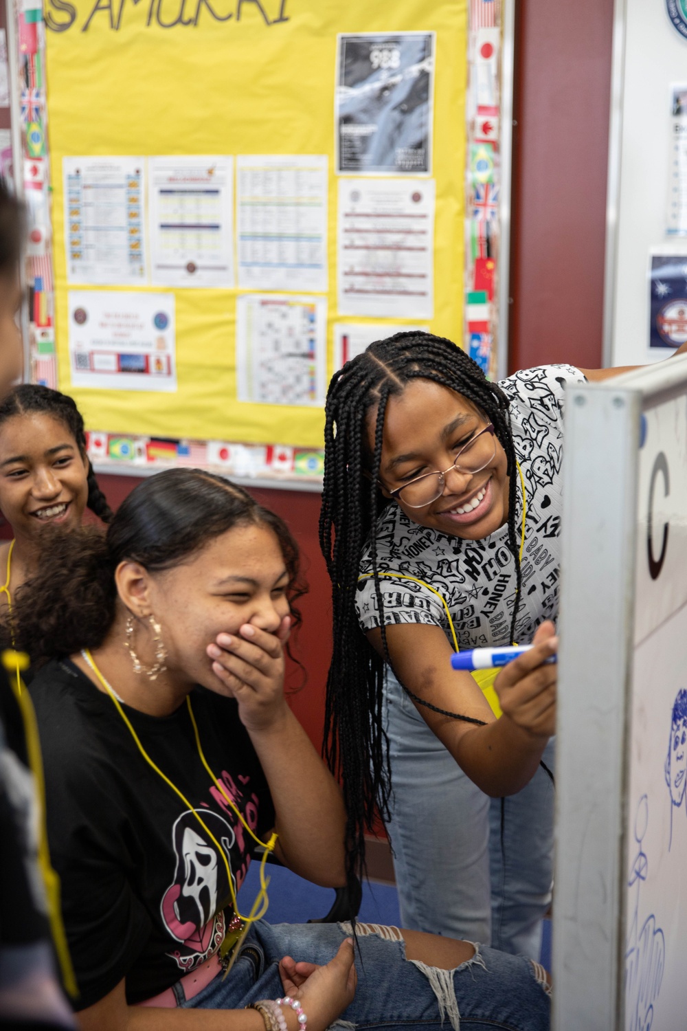 Cultural Exchange: Local students plant SEEDs of friendship