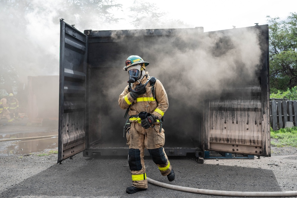 Reserve Airmen Join Forces with Marines, Army, and Local Firefighters for Fire Training in Maui