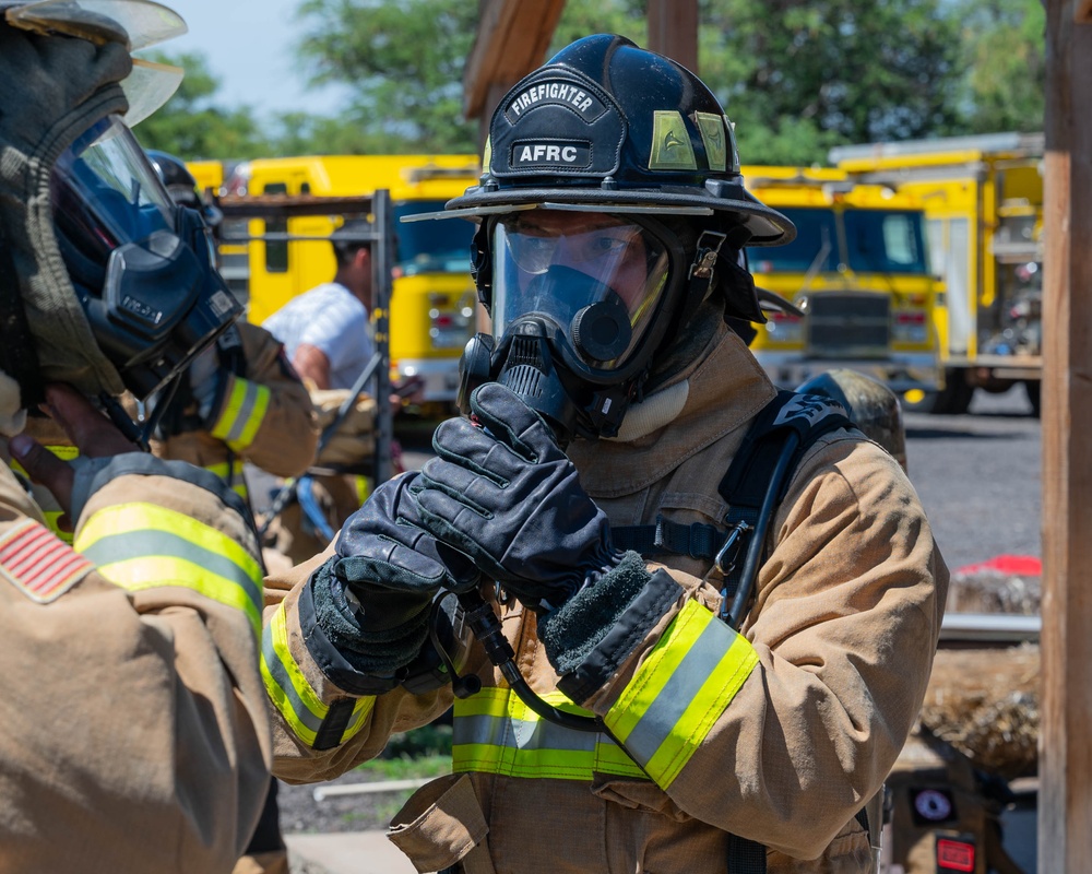 Reserve Airmen Join Forces with Marines, Army, and Local Firefighters for Fire Training in Maui