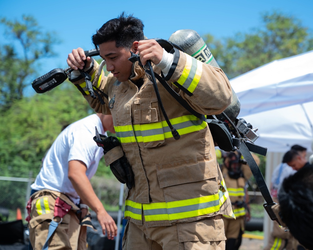 Reserve Airmen Join Forces with Marines, Army, and Local Firefighters for Fire Training in Maui