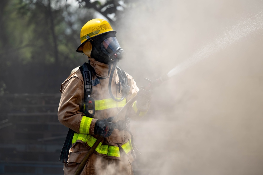 Reserve Airmen Join Forces with Marines, Army, and Local Firefighters for Fire Training in Maui