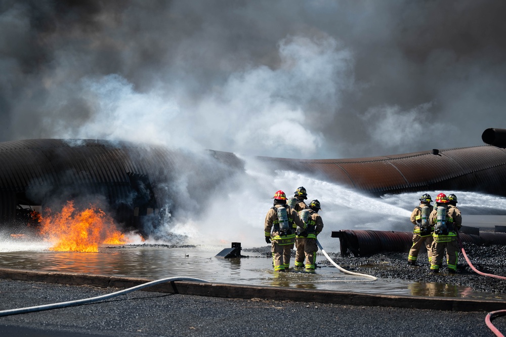 Reserve Airmen Join Forces with Marines, Army, and Local Firefighters for Fire Training in Maui