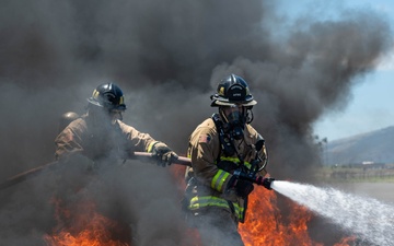 Reserve Airmen Join Forces with Marines, Army, and Local Firefighters for Fire Training in Maui