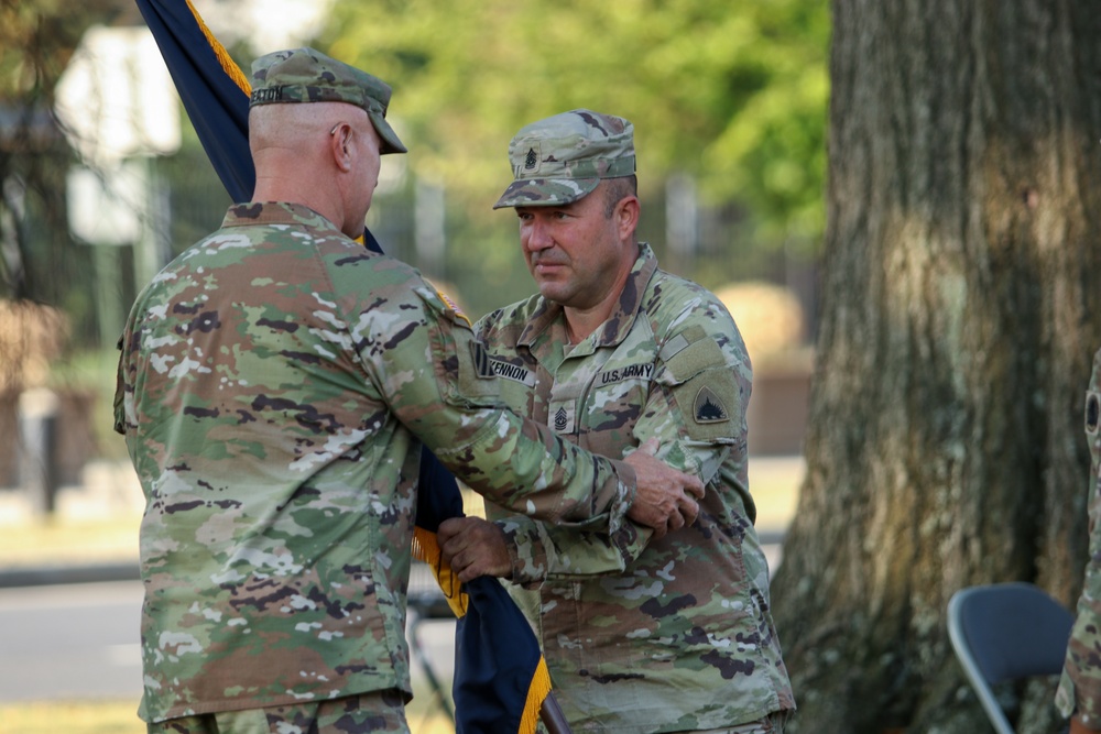 District of Columbia National Guard, 74th Troop Command soldiers, hold Assumption of Responsibility Ceremony