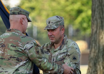 District of Columbia National Guard, 74th Troop Command soldiers, hold Assumption of Responsibility Ceremony