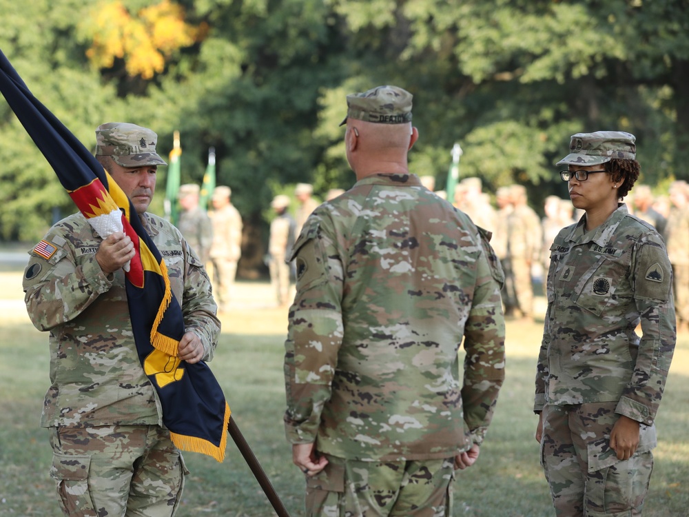 District of Columbia National Guard, 74th Troop Command soldiers, hold Assumption of Responsibility Ceremony