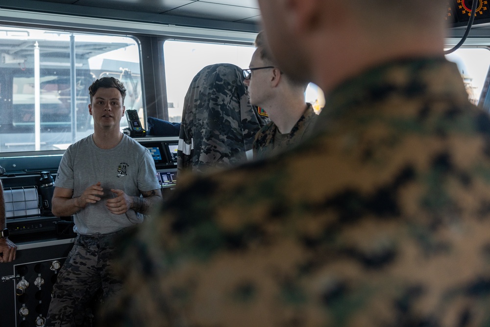 MRF-D 24.3: U.S. Sailors, Royal Australian Navy participates in OPRES Resilience, BattleSMART brief, tour ADV Cape Pillar