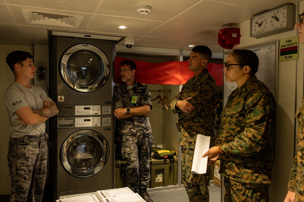 MRF-D 24.3: U.S. Sailors, Royal Australian Navy participates in OPRES Resilience, BattleSMART brief, tour ADV Cape Pillar