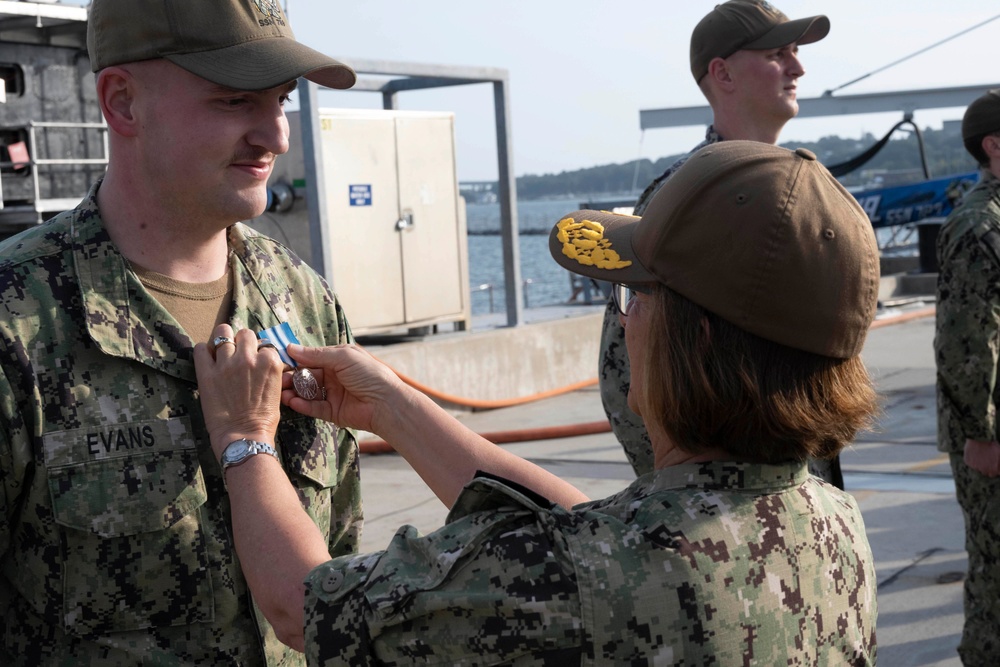 CNO Awards First Arctic Service Medals