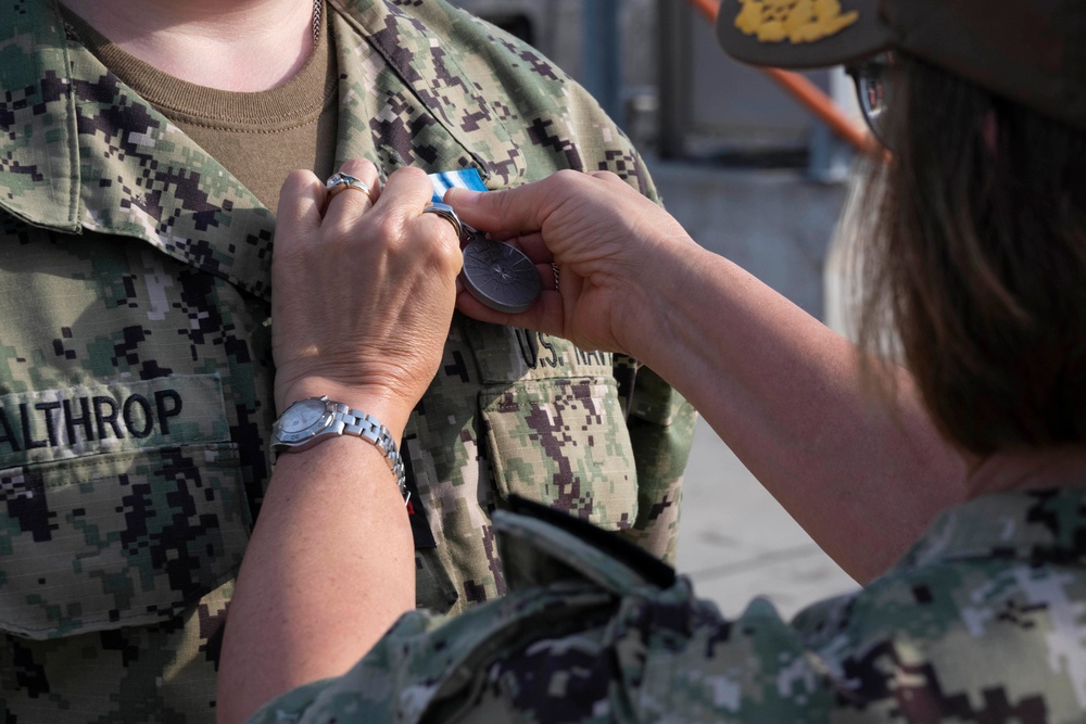 CNO Awards First Arctic Service Medals