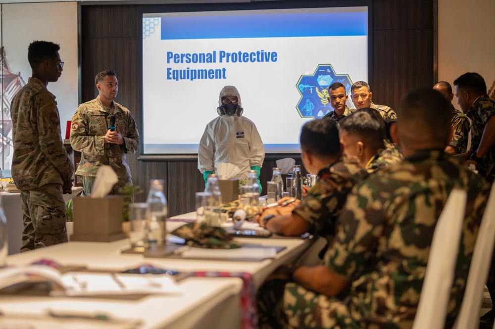 U.S. and Nepali armed forces conduct hands-on training during Pacific Angel 24-2