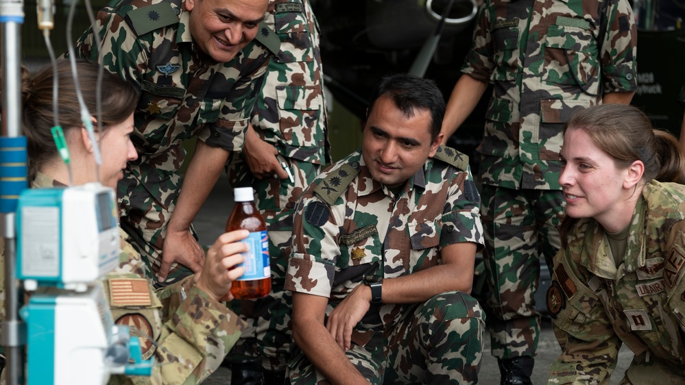 U.S. and Nepali armed forces conduct hands-on training during Pacific Angel 24-2