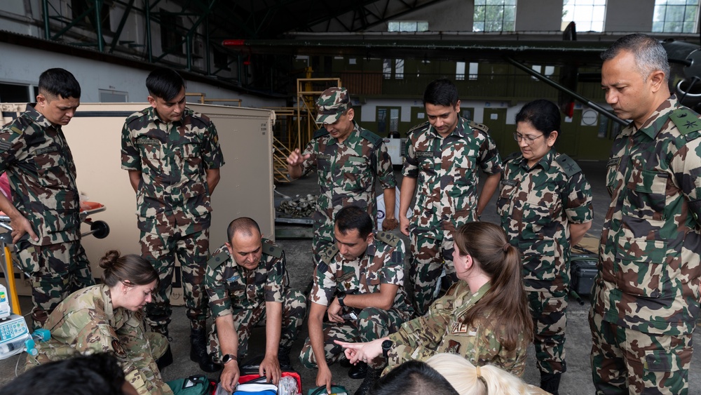 U.S. and Nepali armed forces conduct hands-on training during Pacific Angel 24-2