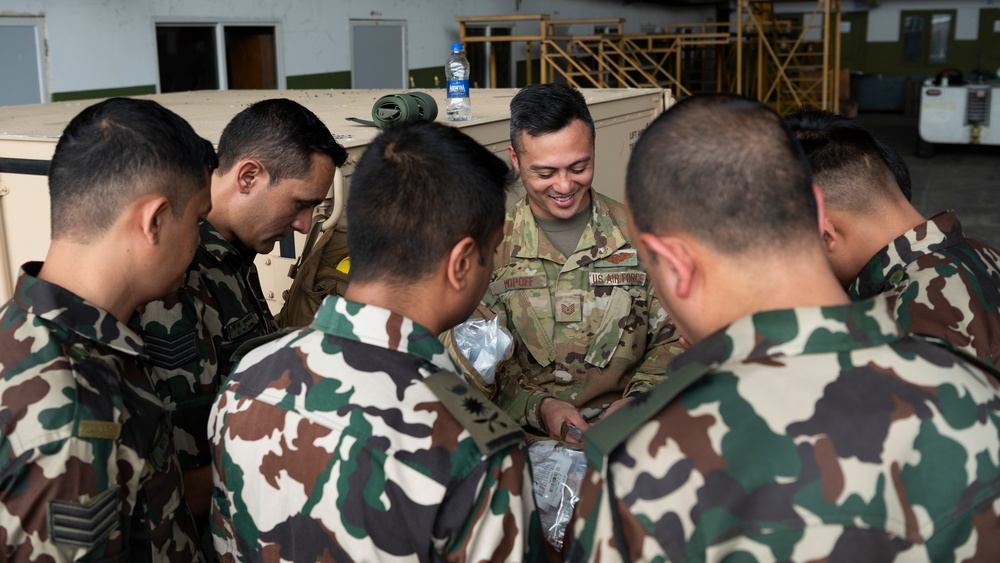 U.S. and Nepali armed forces conduct hands-on training during Pacific Angel 24-2