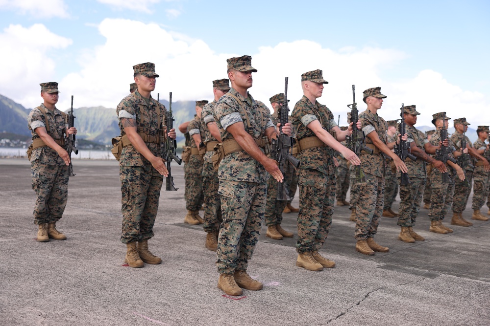 MARFORPAC Change of Command Rehearsals