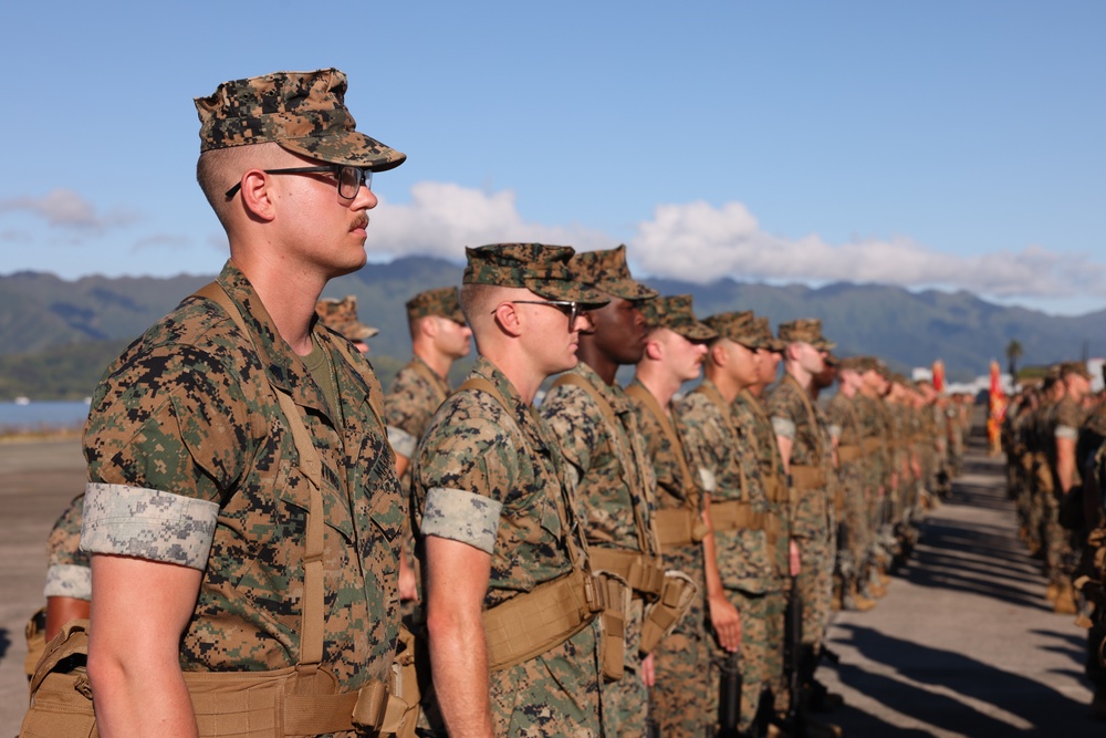 MARFORPAC Change of Command Rehearsals