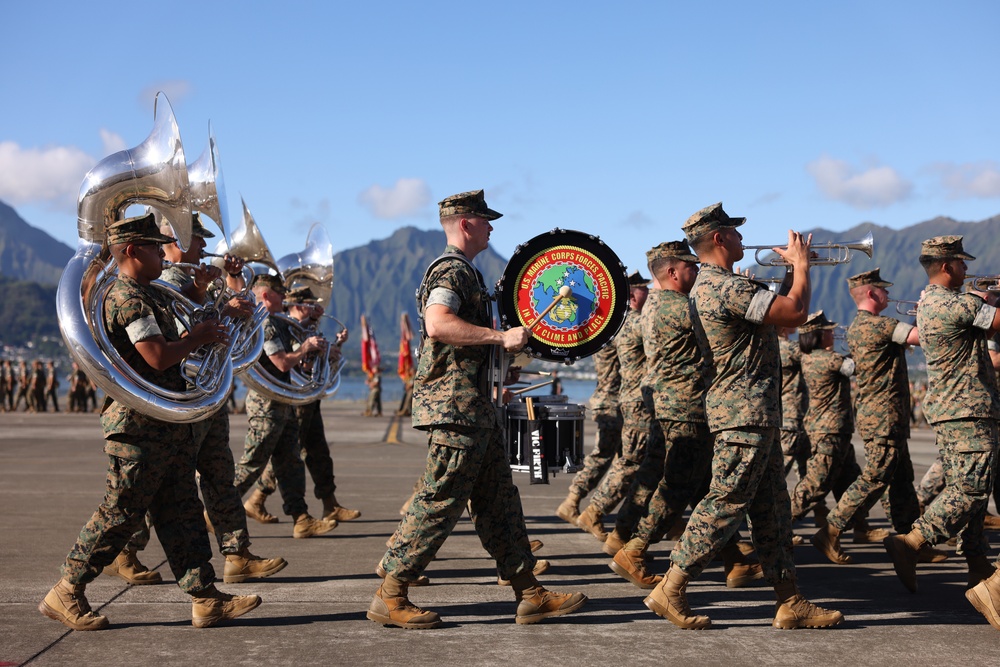 MARFORPAC Change of Command Rehearsals