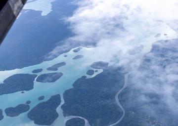 MRF-D 24.3: VMM-268 (Rein.) Marines fly MV-22B Osprey from Munda to Honiara during Operation Render Safe 2024-2