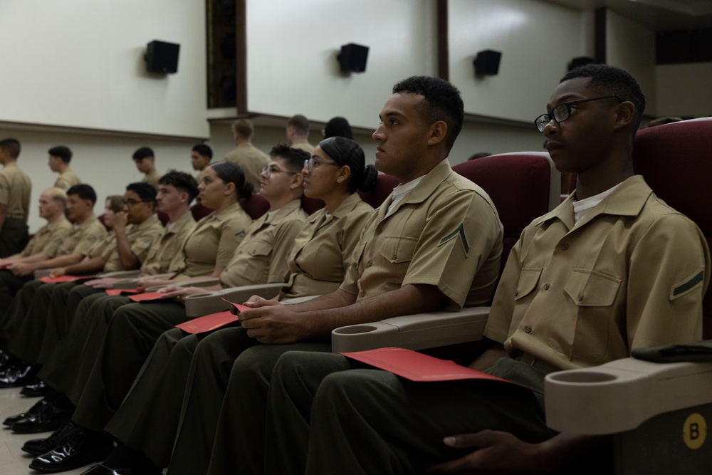 Lance Corporal Seminar Graduation Ceremony