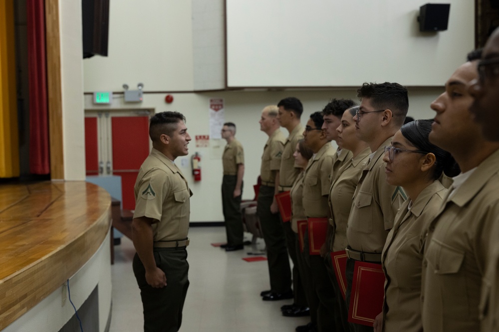 Lance Corporal Seminar Graduation Ceremony