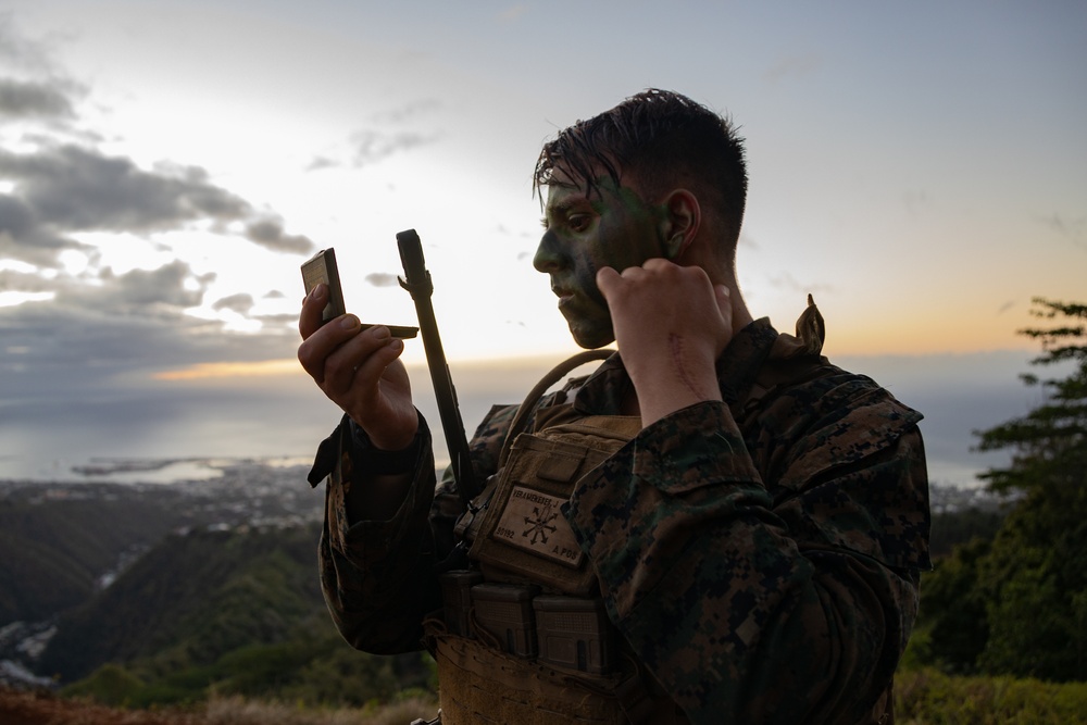 Pacific Marines in Tahiti: Prep for Combat