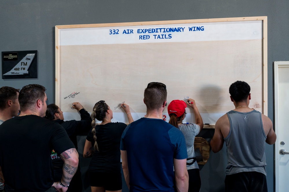 332 AEW cements history with heritage wall