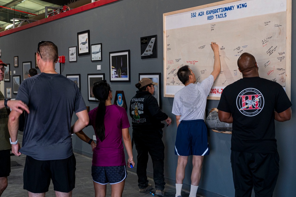 332 AEW cements history with heritage wall