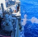 The USS Bulkeley conducts a Pre-Action Calibration Firing Exercise