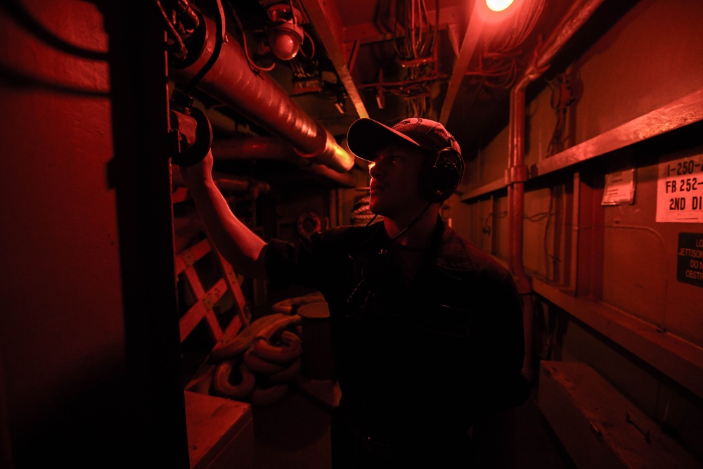 Sound and Security Patrol Aboard Theodore Roosevelt