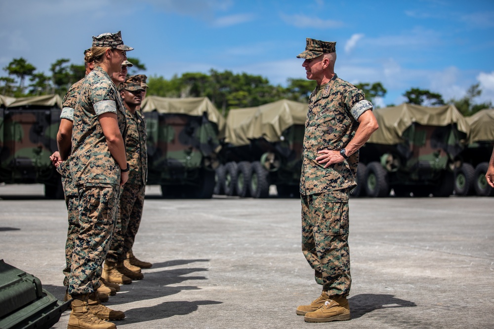 39th CMC and 20th SMMC visit the Marines and Sailors of Camp Schwab