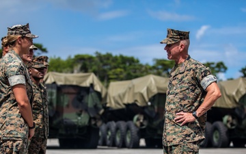 39th CMC and 20th SMMC visit the Marines and Sailors of Camp Schwab