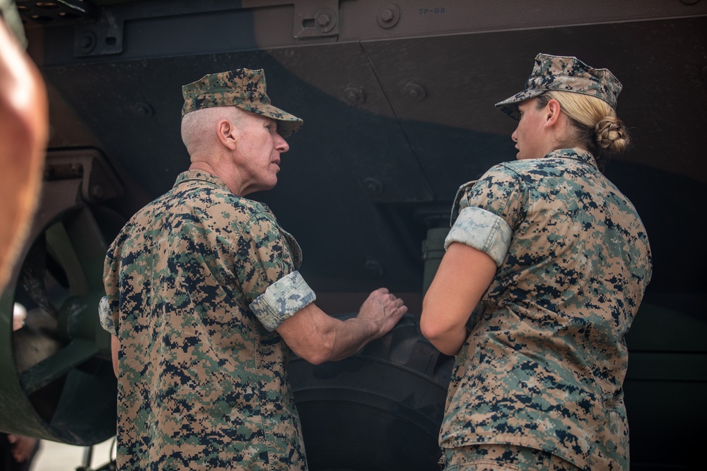 39th CMC and 20th SMMC visit the Marines and Sailors of Camp Schwab