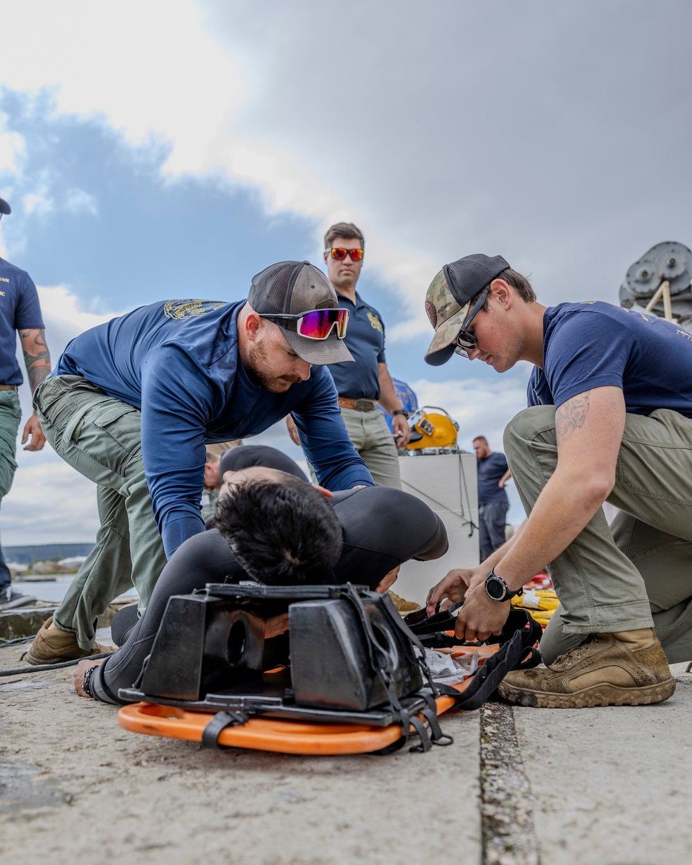 Sea Breeze 2024 - Navy Divers conduct Underwater Welding with partners and Allies