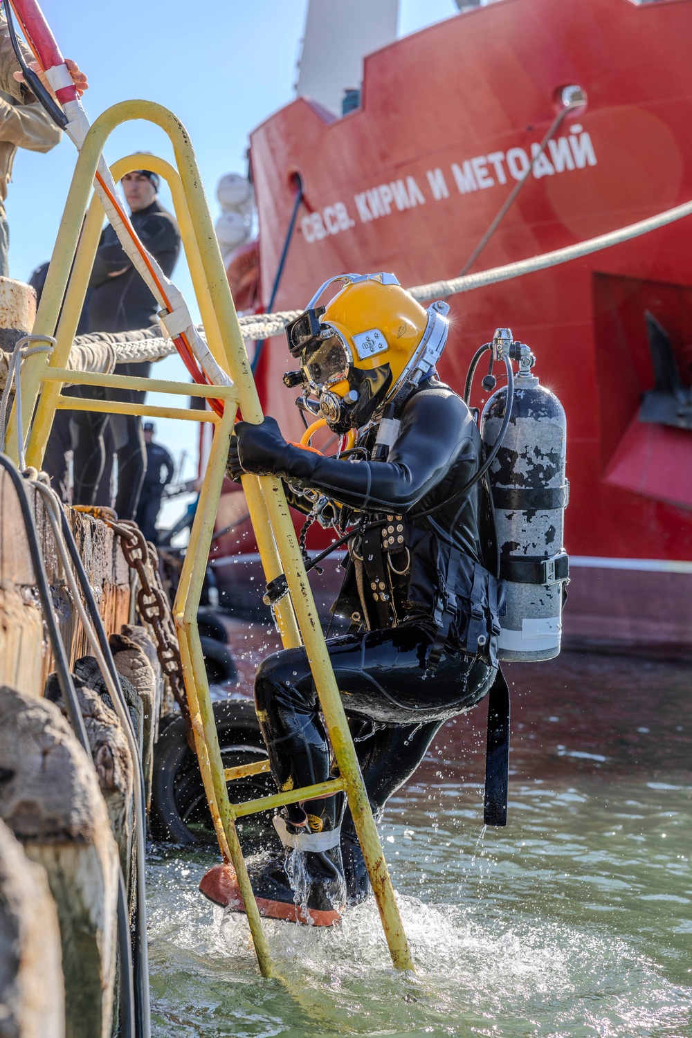 Sea Breeze 2024 - Navy Divers conduct Underwater Welding with Partners and Allies