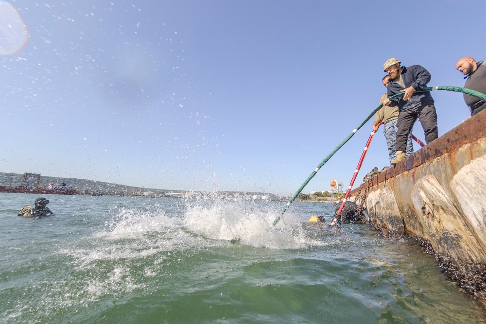 Sea Breeze 2024 - Navy Divers conduct Underwater Welding with Partners and Allies