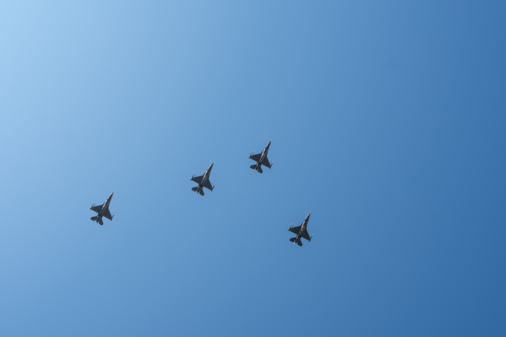 114th Fighter Wing attends Sanford International 2024 Golf Tournament opening ceremony