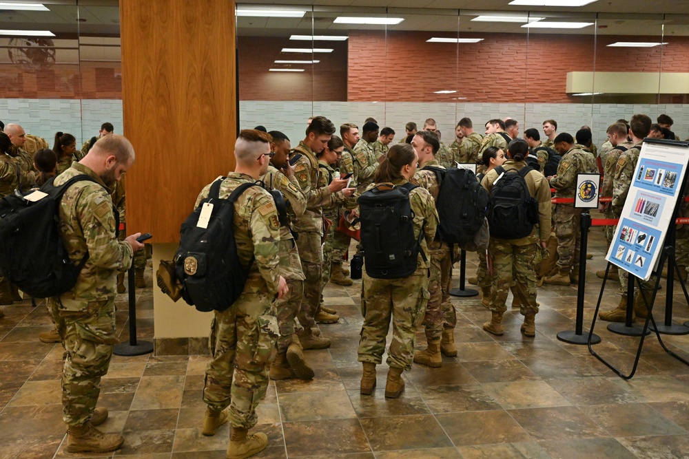 Ellsworth Airmen pass through PDF line during Raider Reach exercise