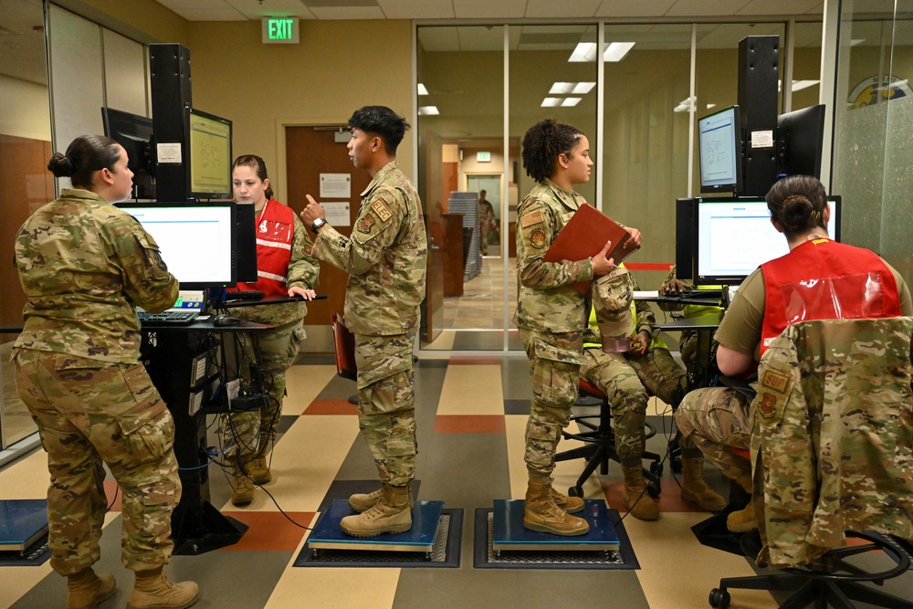 Ellsworth Airmen pass through PDF line during Raider Reach exercise