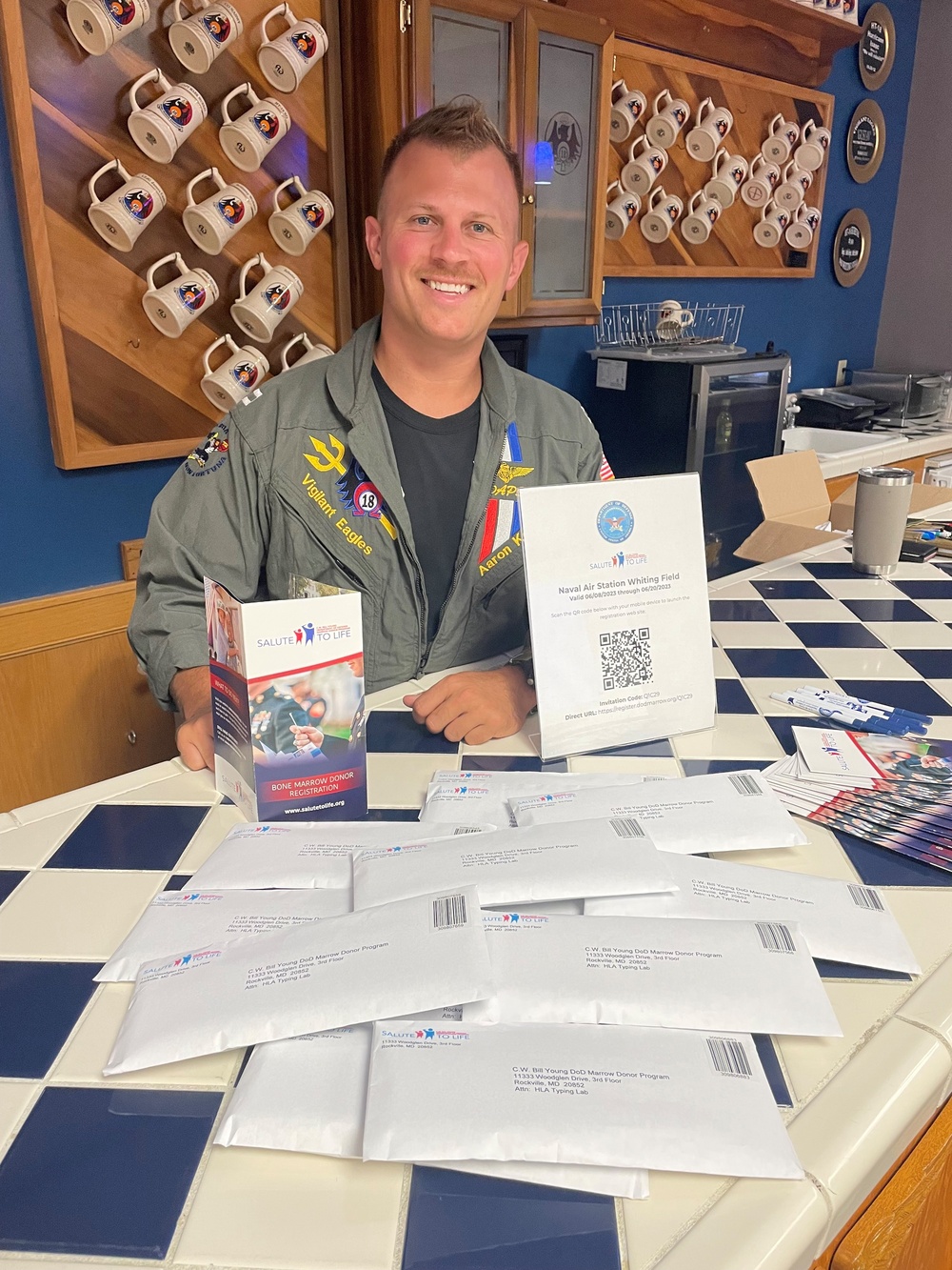 Lt. Kovalchick volunteers for Salute to Life