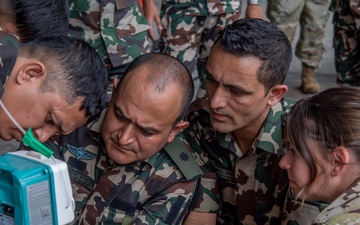 U.S. and Nepali forces conduct hands-on training during Pacific Angel 24-2