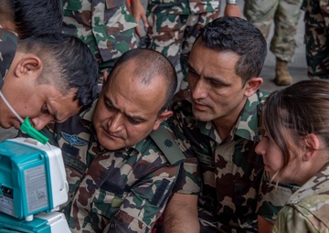 U.S. and Nepali forces conduct hands-on training during Pacific Angel 24-2