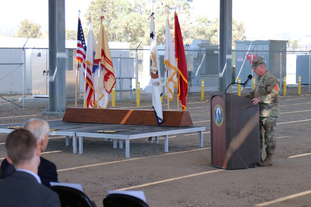 Army Garrison Fort Hunter Liggett Celebrates Microgrid Launch