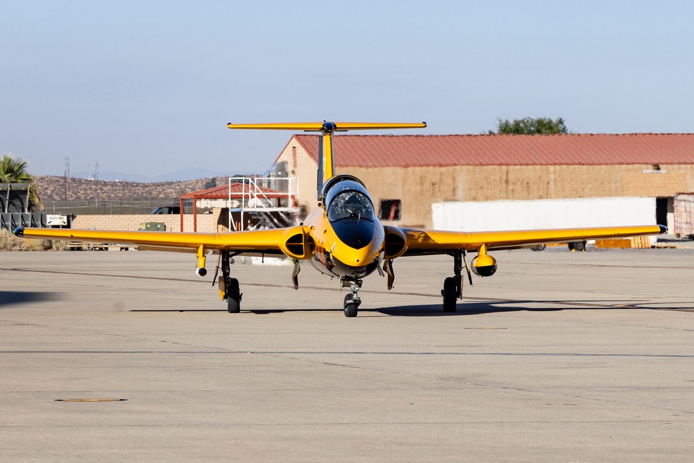 L-29 Taxing out at Edwards AFB