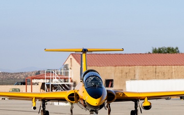 L-29 Taxing out at Edwards AFB