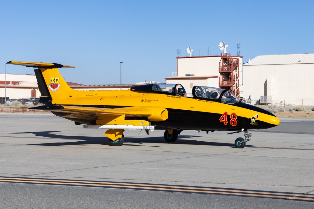 L-29 Taxing out at Edwards AFB