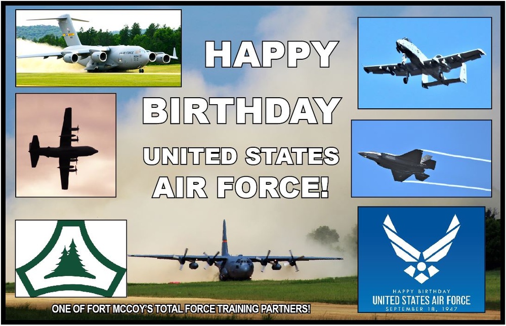 Fort McCoy observe's U.S. Air Force's 77th birthday