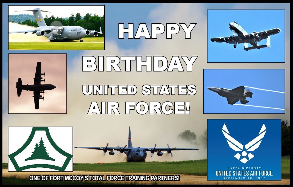 Fort McCoy observe's U.S. Air Force's 77th birthday